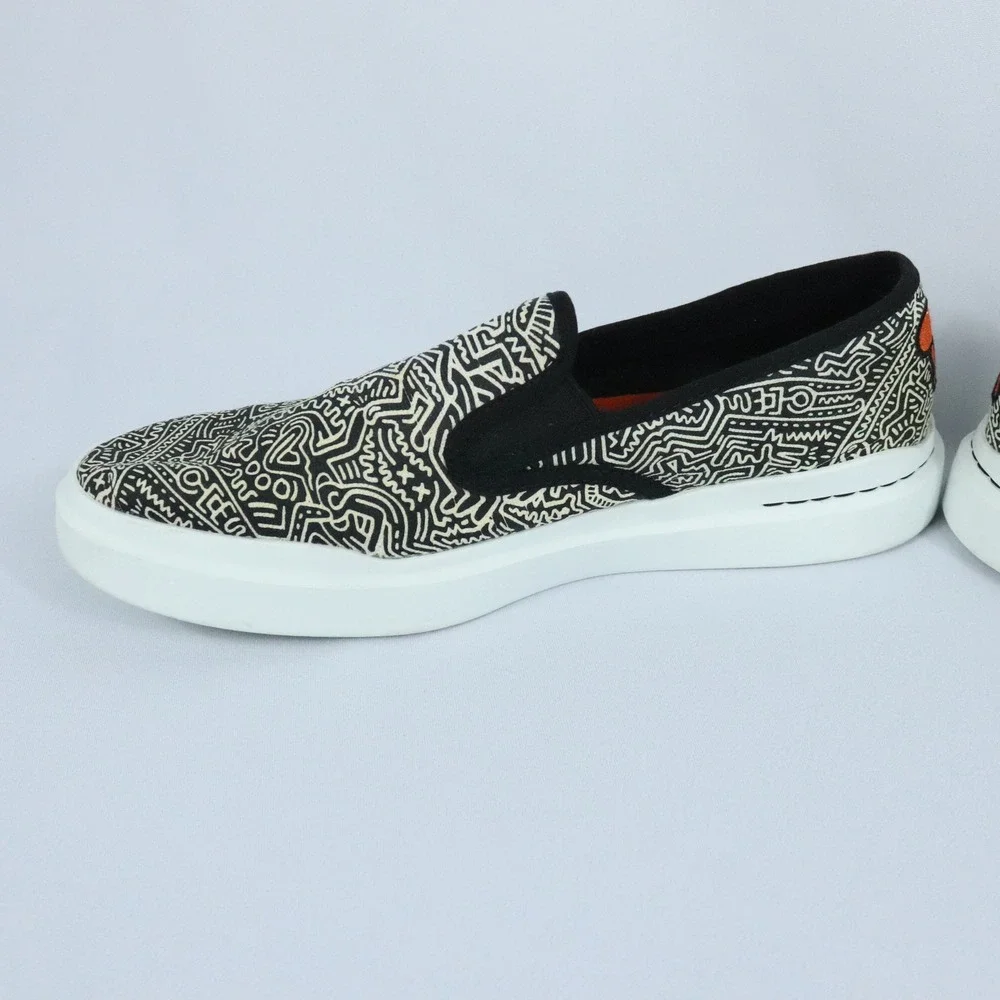 Cole Haan x Keith Haring Collection Grandpro Rally Slip On Sneaker Shoes Mens 11